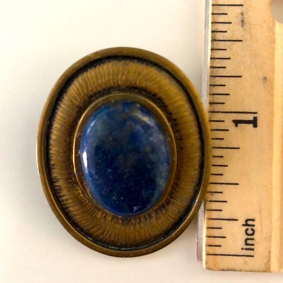 Vintage authentic lapis earrings. - Picture 5 of 5